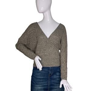 V ery J Top Fine Knit Long Sleeve Size S